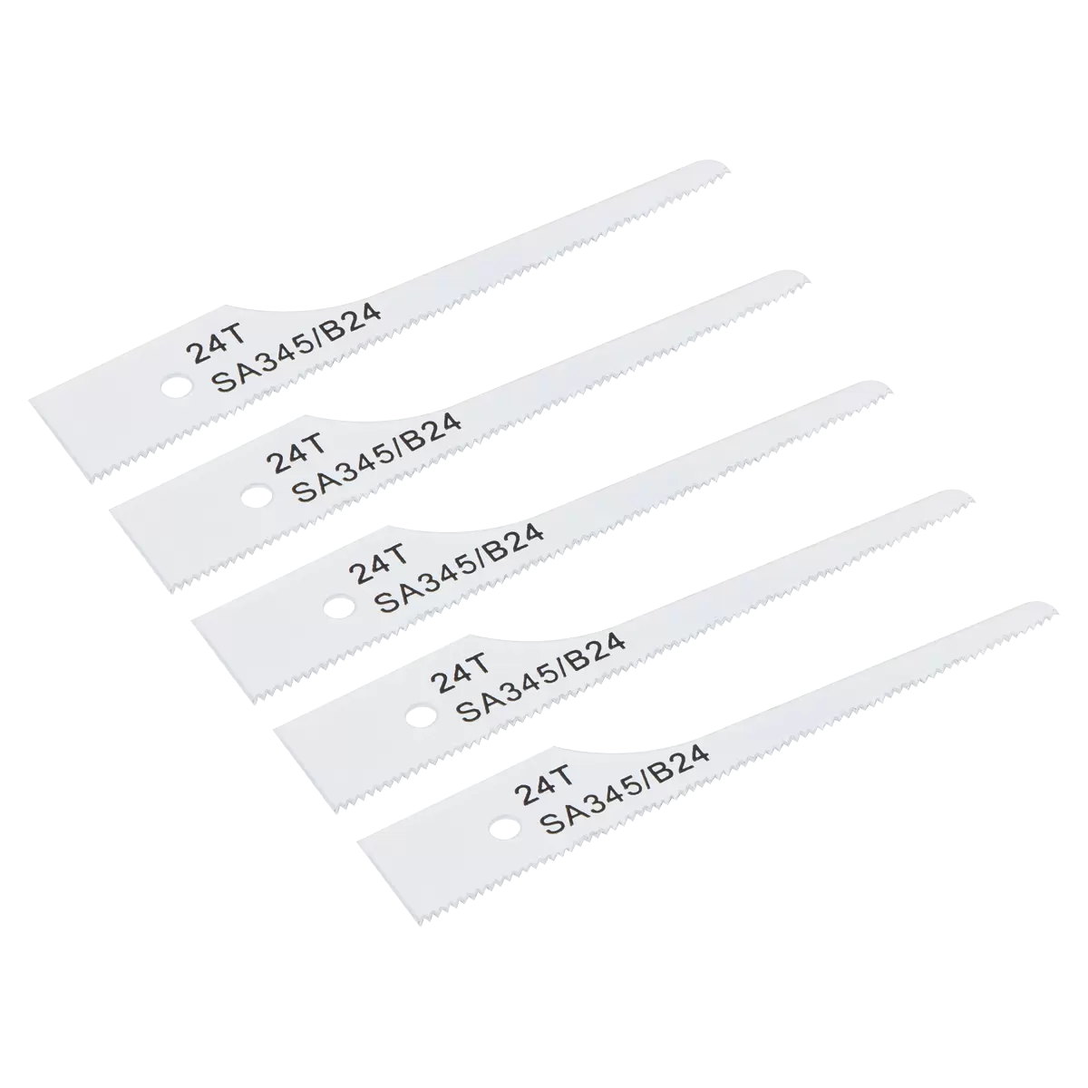 Sealey 74mm HSS Air Saw Blade 24tpi Pack of 5