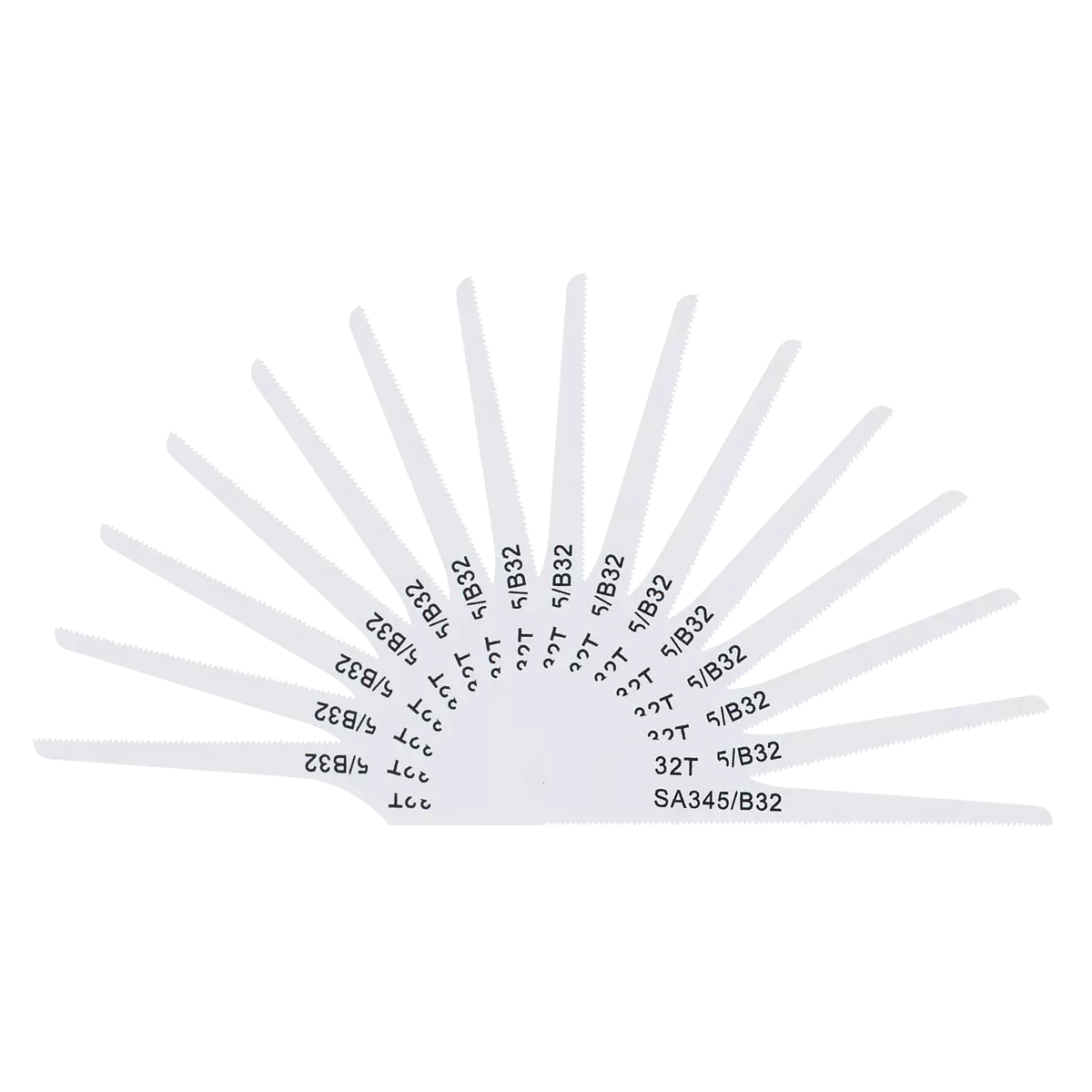 Sealey - SA345/B3215 - 74mm HSS Air Saw Blade 32tpi - Pack of 15