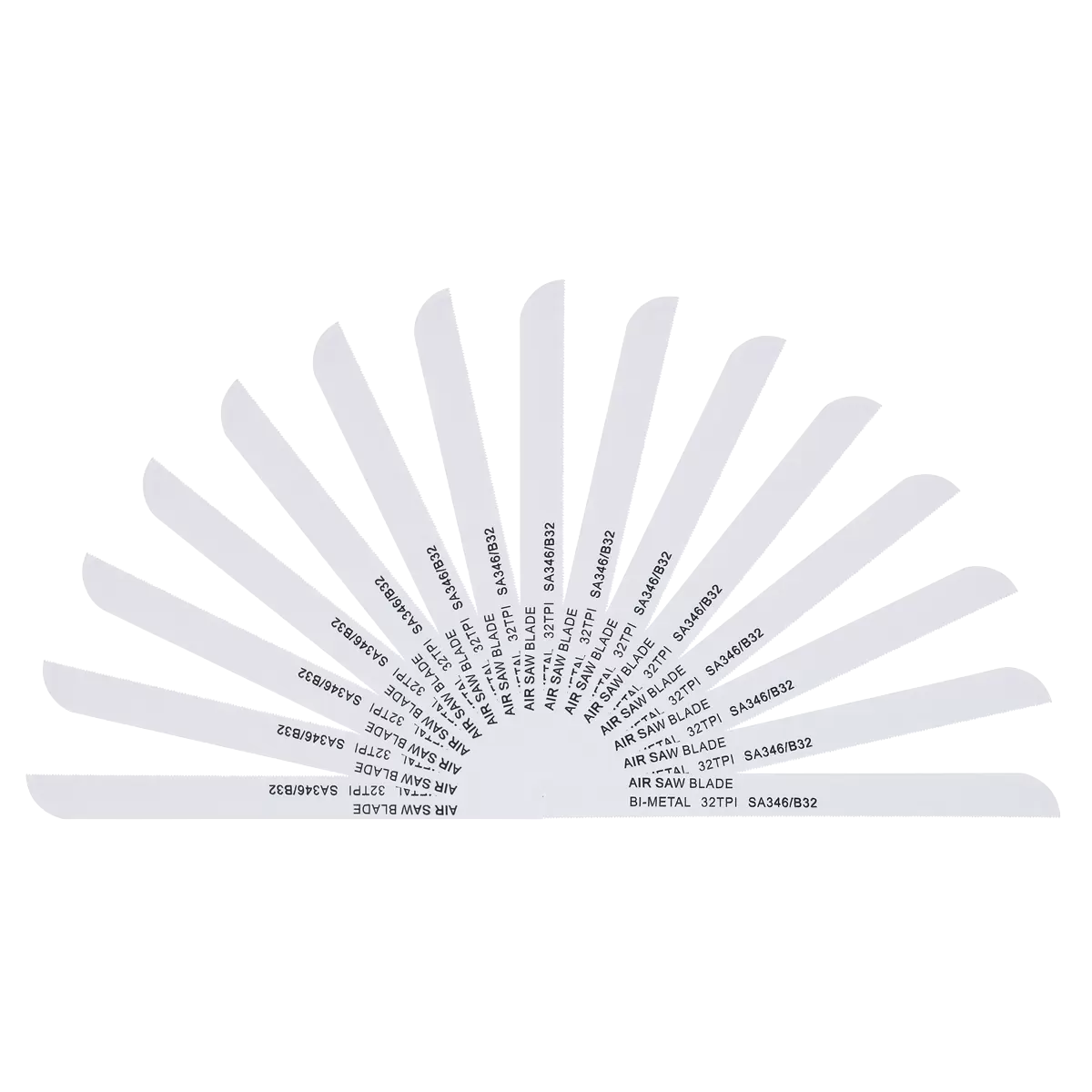Sealey - SA346/B3215 - 141mm HSS Air Saw Blade 32tpi - Pack of 15