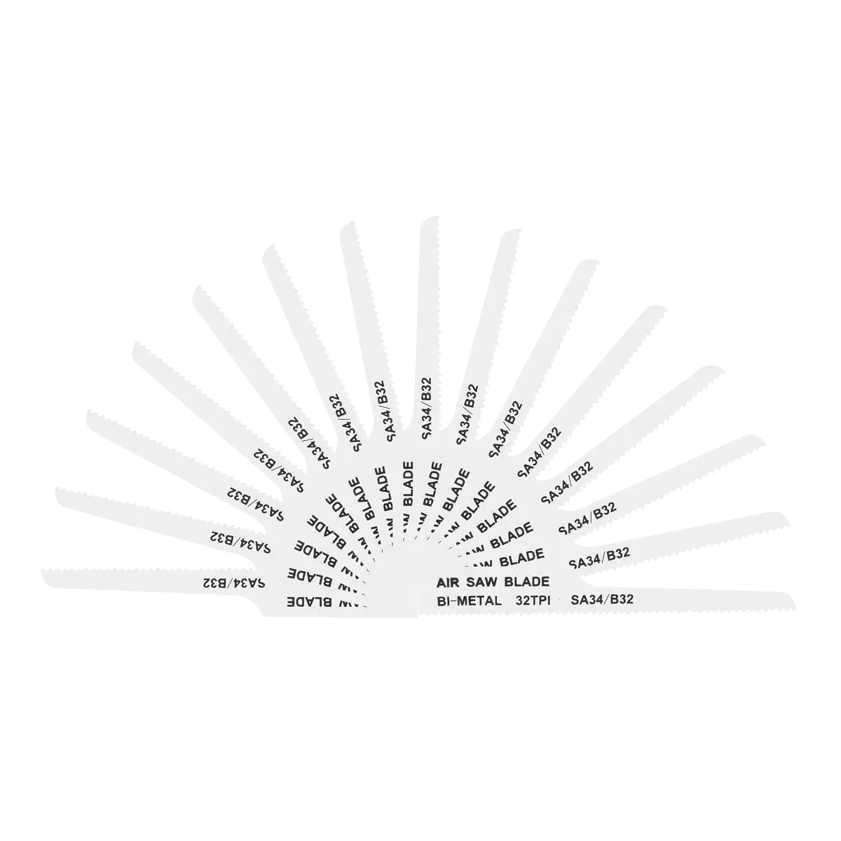 Sealey - SA34/B3215 - 94.5mm HSS Air Saw Blade 32tpi - Pack of 15