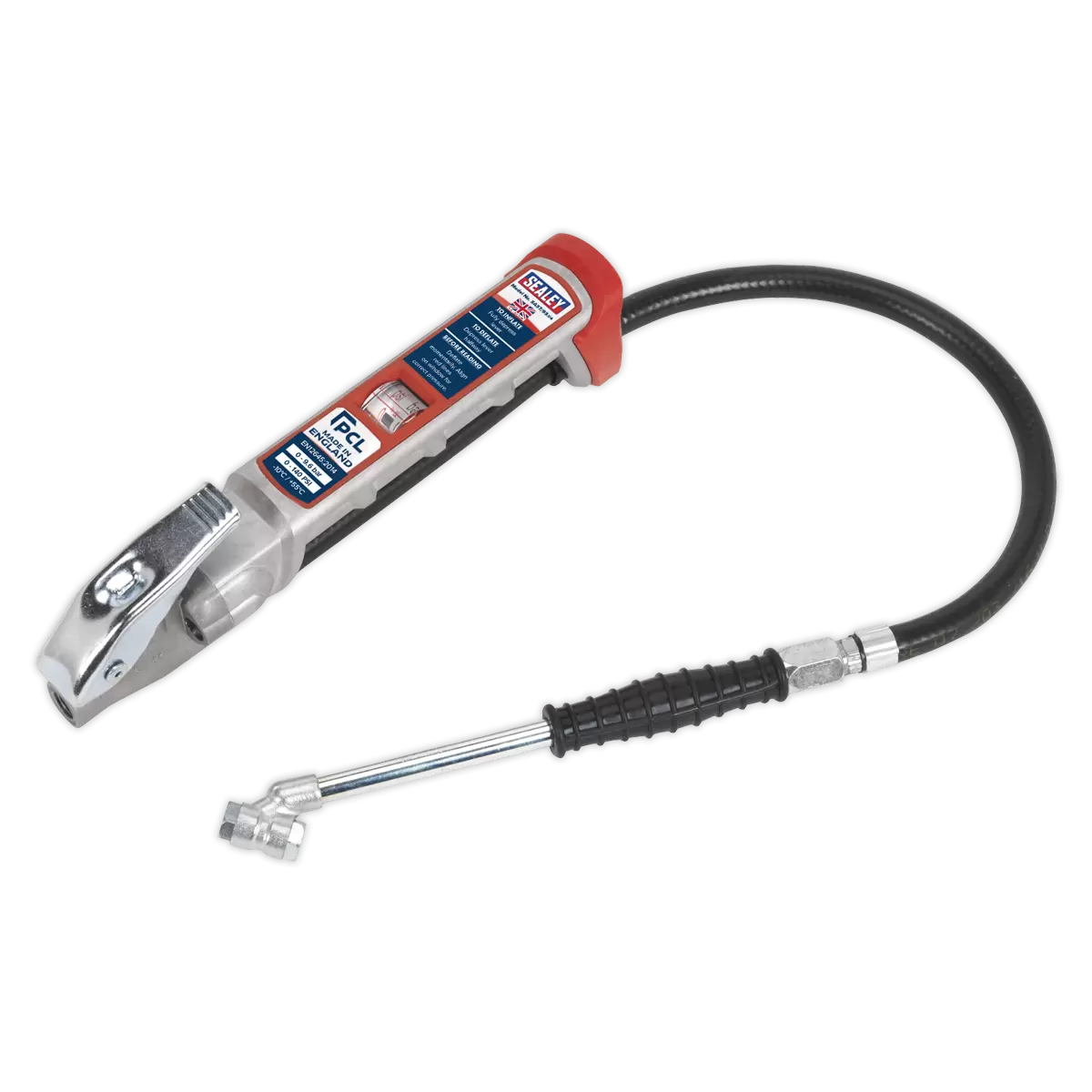 Sealey - SA37/93 - PCL Professional Tyre Inflator with Twin Push-On Connector