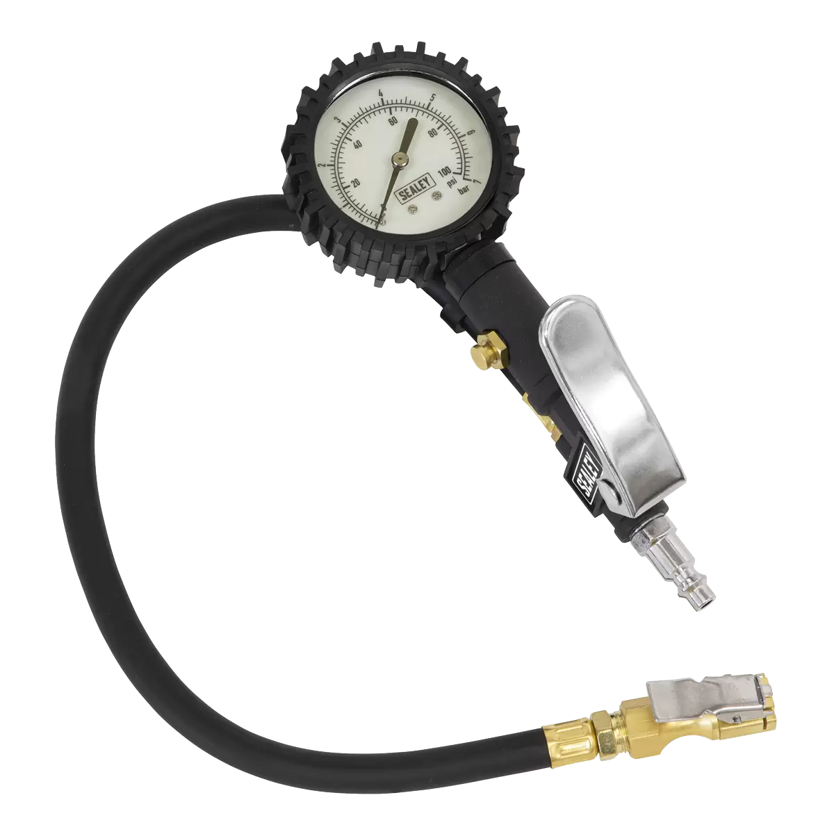 Sealey - SA399 - Tyre Inflator with Clip-On Connector