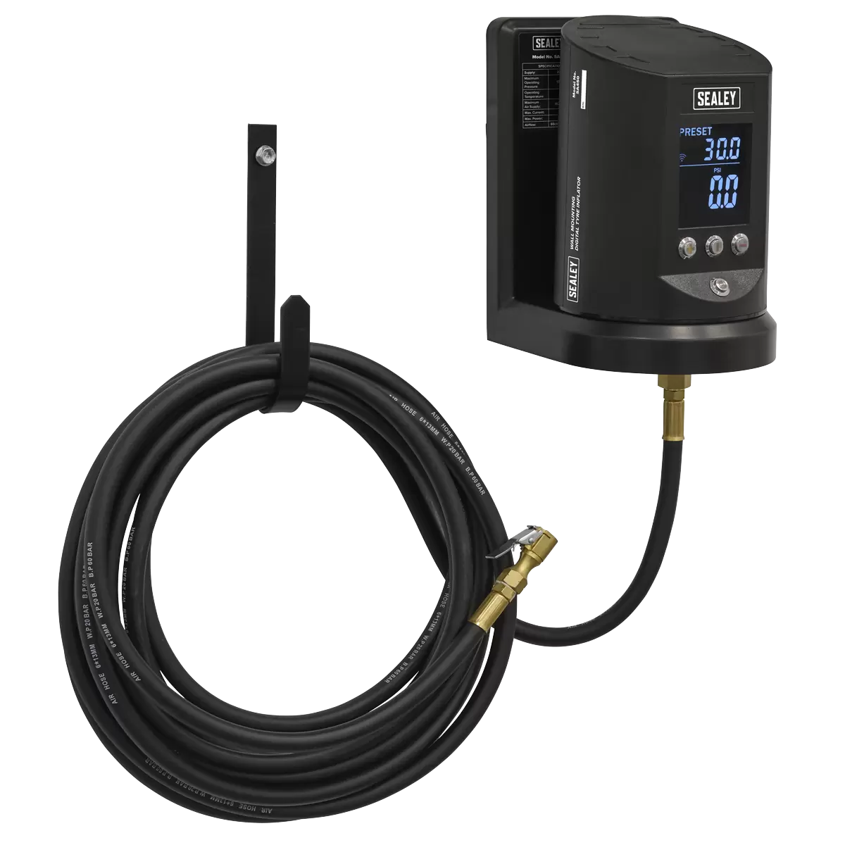 Sealey - SA450 - Wall Mounting Tyre Inflator Digital