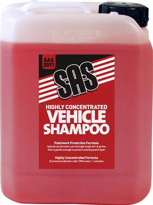 Workshop Warehouse SAS2011 S·A·S Concentrated Vehicle Shampoo 5L
