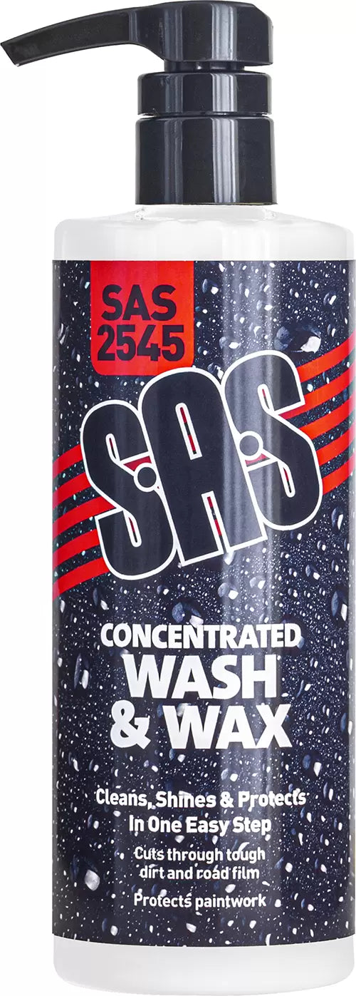 Workshop Warehouse SAS2545A S·A·S Wash & Wax 500ml