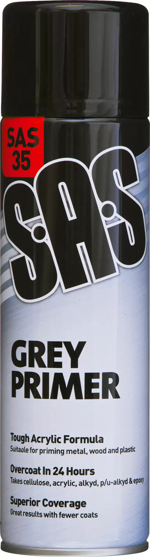 Workshop Warehouse SAS35 S·A·S Grey Primer 500ml
