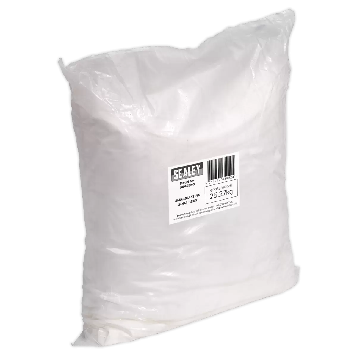 Sealey - SBG25KG - Blasting Soda Bag 25kg