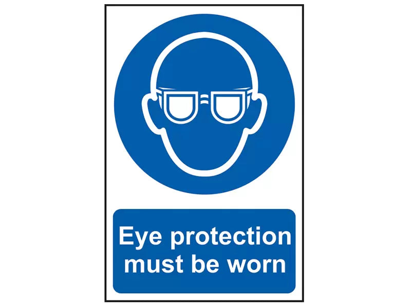 Scan - SCA0007 - Eye Protection Must Be Worn - PVC Sign 200 x 300mm