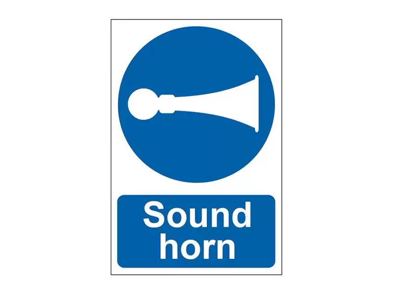 Scan - SCA0250 - Sound Horn  - PVC Sign 200 x 300mm