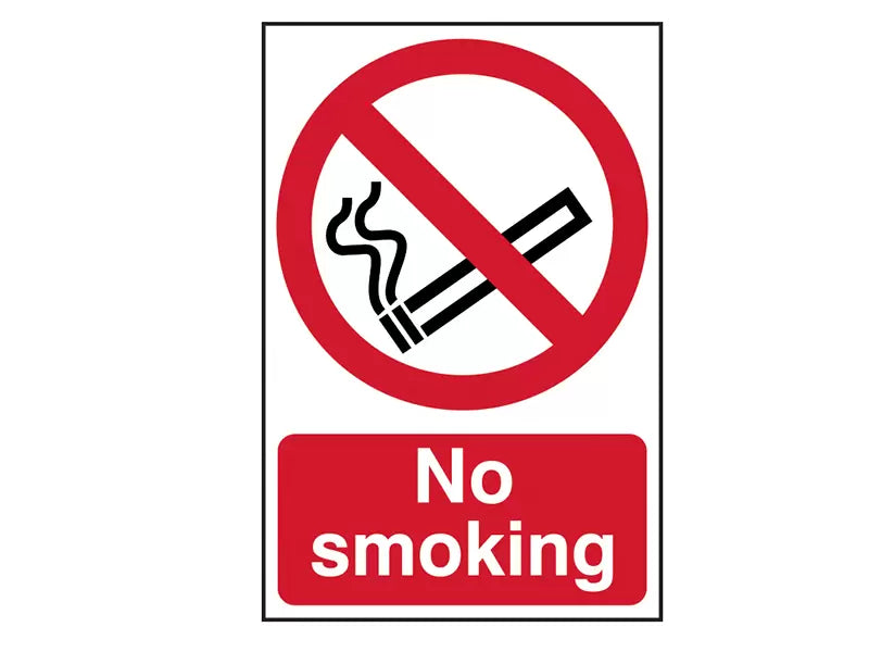 Scan - SCA0550 - No Smoking - PVC Sign 200 x 300mm
