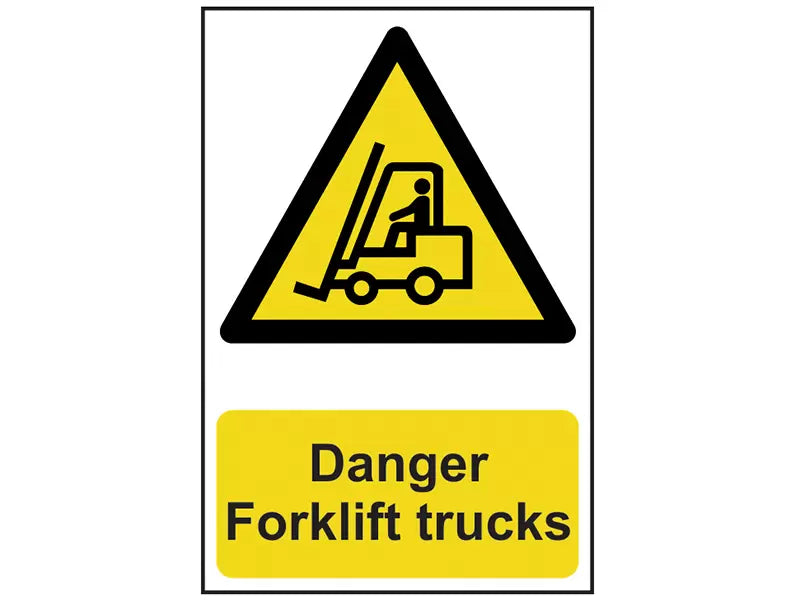 Scan - SCA0954 - Danger Forklift Trucks - PVC Sign 200 x 300mm