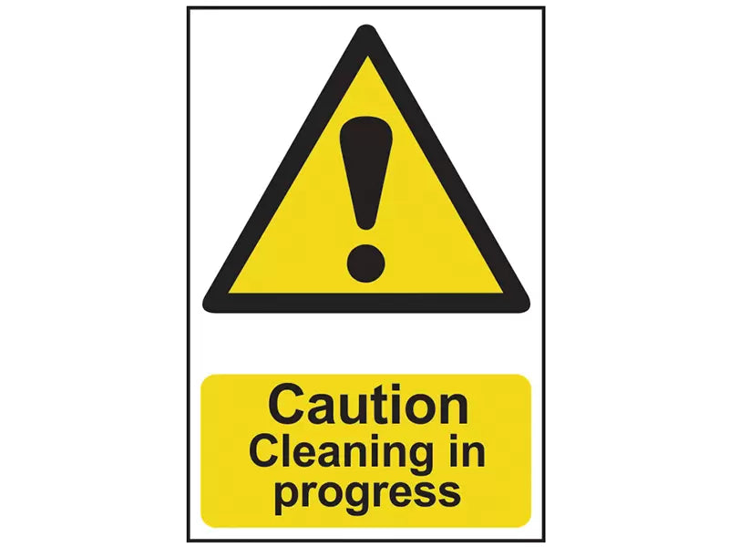 Scan - SCA1114 - Caution Cleaning In Progress - PVC Sign 200 x 300mm