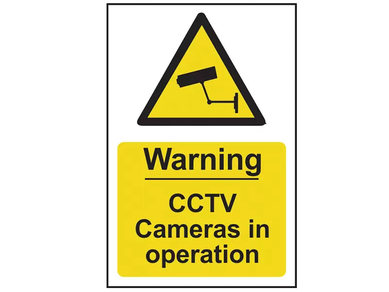 Scan - SCA1311 - Warning CCTV Cameras in Operation - PVC Sign 200 x 300mm