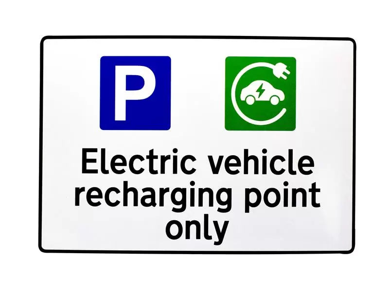 Scan - SCA14979 - Ev Recharging Point Only Rpvc 300X200mm