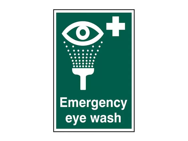 Scan - SCA1554 - Emergency Eye Wash - PVC Sign 200 x 300mm