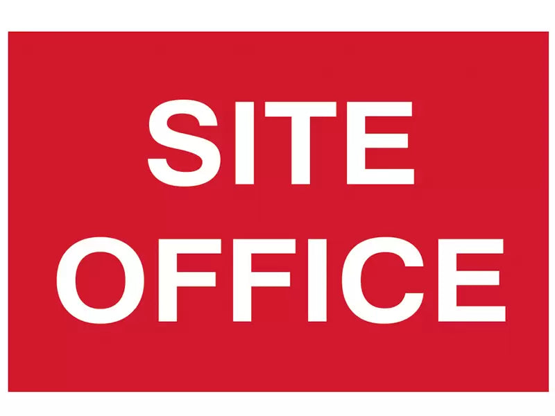 Scan - SCA4252 - Site Office - PVC Sign 600 x 400mm