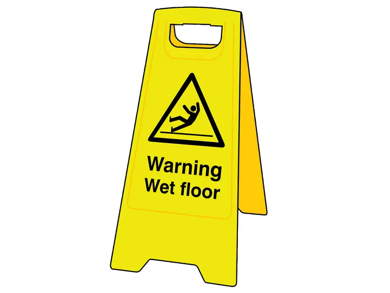 Scan - SCA4702 - Warning Wet Floor - Heavy Duty 'A' Board