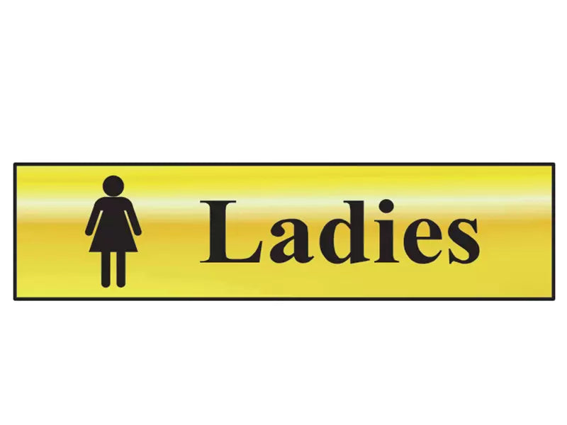 Scan - SCA6002 - Ladies - Polished Brass Effect 200 x 50mm