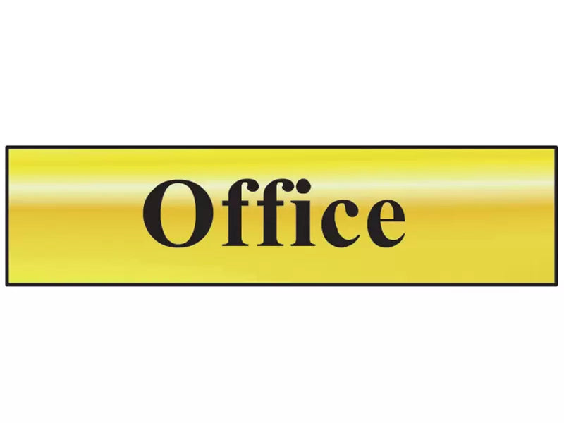 Scan - SCA6010 - Office - Polished Brass Effect 200 x 50mm