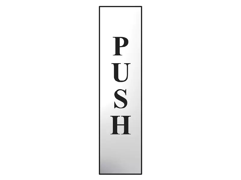 Scan - SCA6032C - Push Vertical - Polished Chrome Effect 50 x 200mm