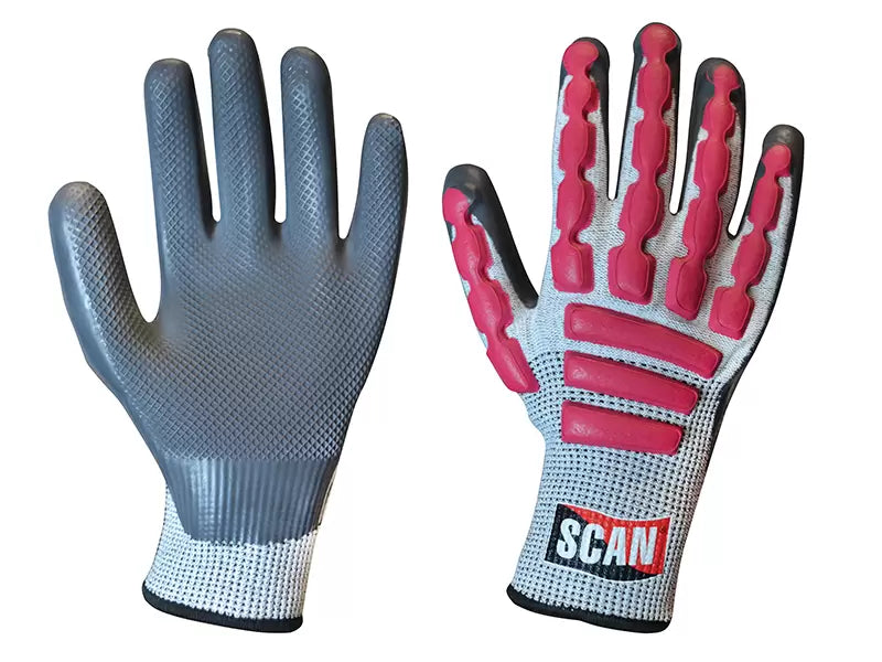 Scan - SCAGLOAIXX - Anti-Impact Latex Cut 5 Gloves - XXL (Size 11)