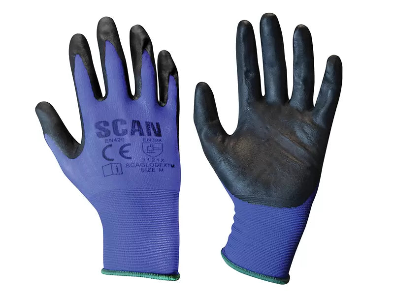 Scan - SCAGLODEXTM - Max - Dexterity Nitrile Gloves - M (Size 8)