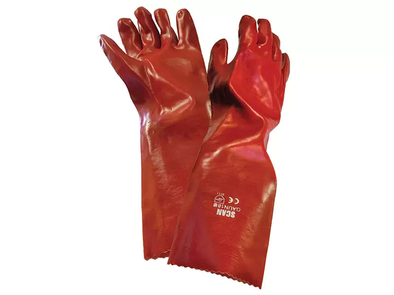 Scan - SCAGLOGAUN18 - PVC Gauntlet 45cm (18in) - L (Size 9)