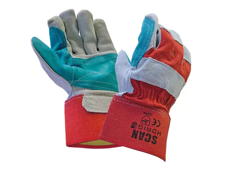Scan - SCAGLOHDRIG - Heavy-Duty Rigger Gloves - Large