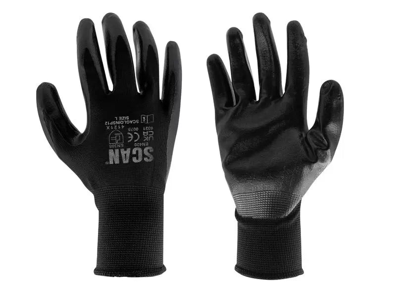 Scan - SCAGLOINSP12 - Seamless Inspection Gloves - L (Size 9) (pack 12)