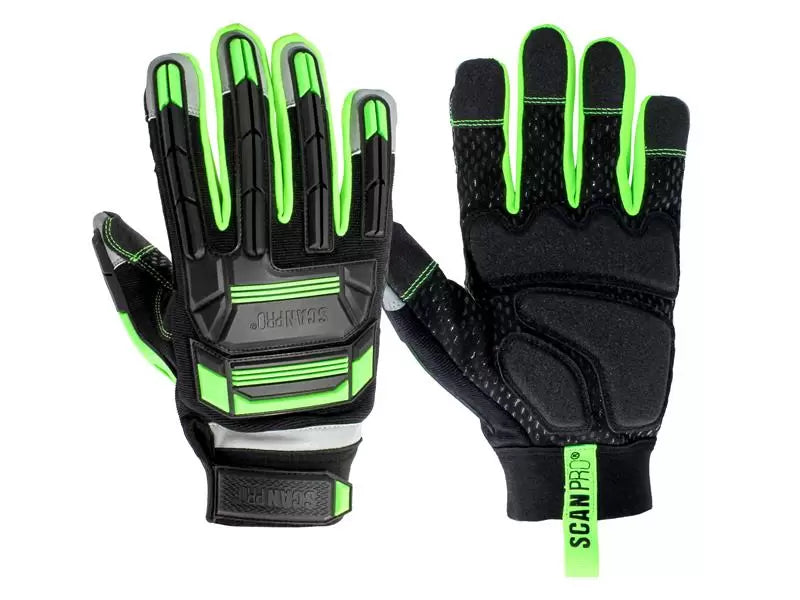 Scan - SCAGLOPAIL - Anti Impact Synthetic Leather & Polymer Gloves - L (Size 9)