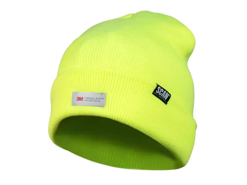 Scan - SCAHVBEAN - Hi-Vis Yellow Beanie Hat