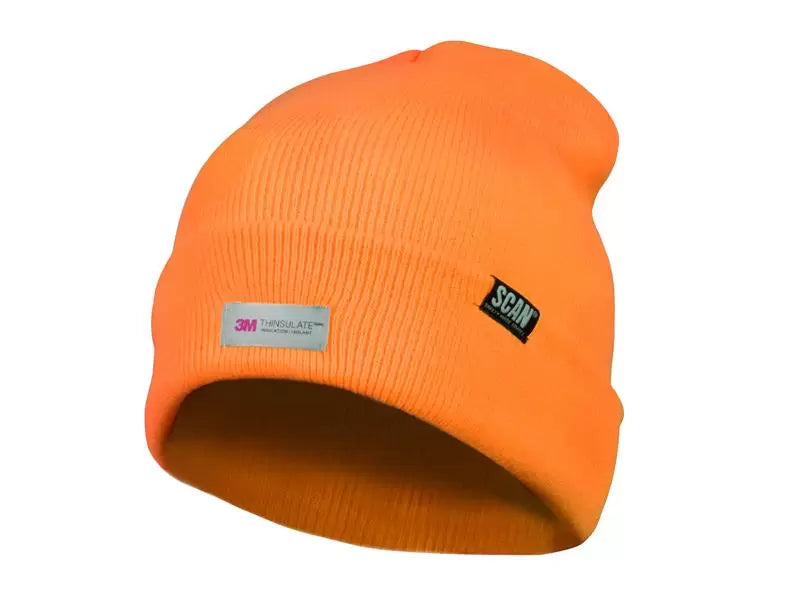 Scan - SCAHVBEANO - Hi-Vis Beanie Hat Orange
