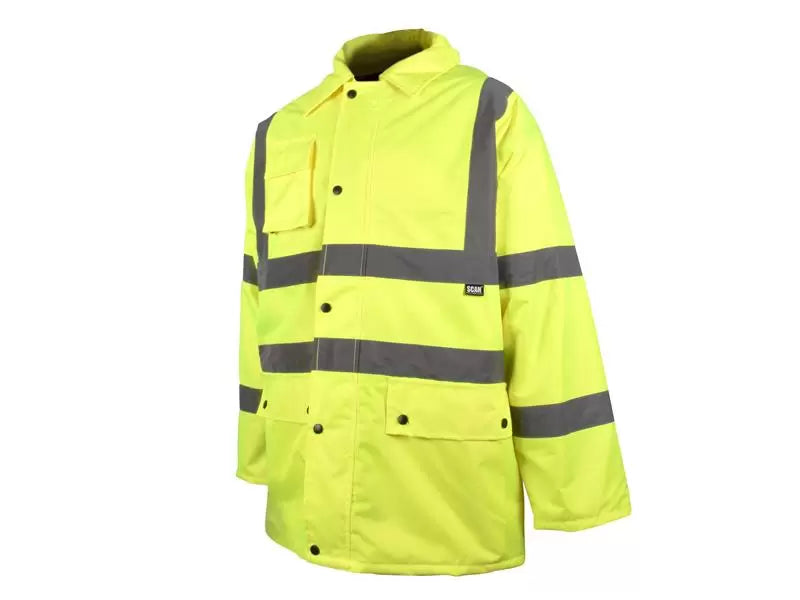 Scan - SCAHVMJXXL - Hi-Vis Motorway Jacket Yellow - XXL (52in)