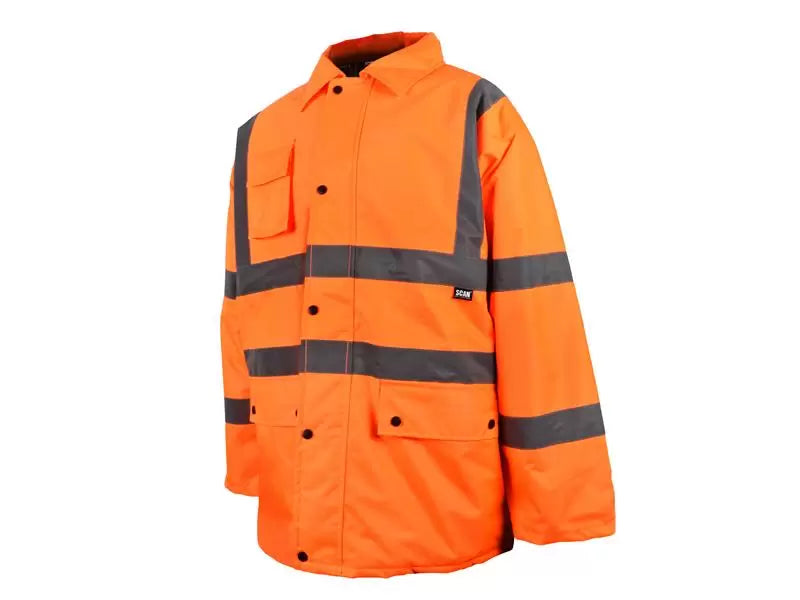 Scan - SCAHVMJLO - Hi-Vis Motorway Jacket Orange - L (44in)