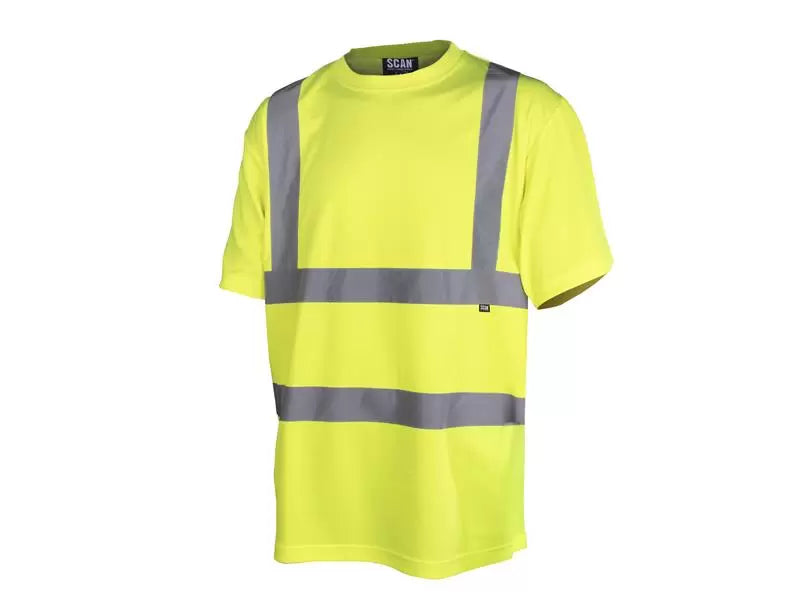 Scan - SCAHVTSXL - Hi-Vis T-Shirt Yellow - XL (46in)