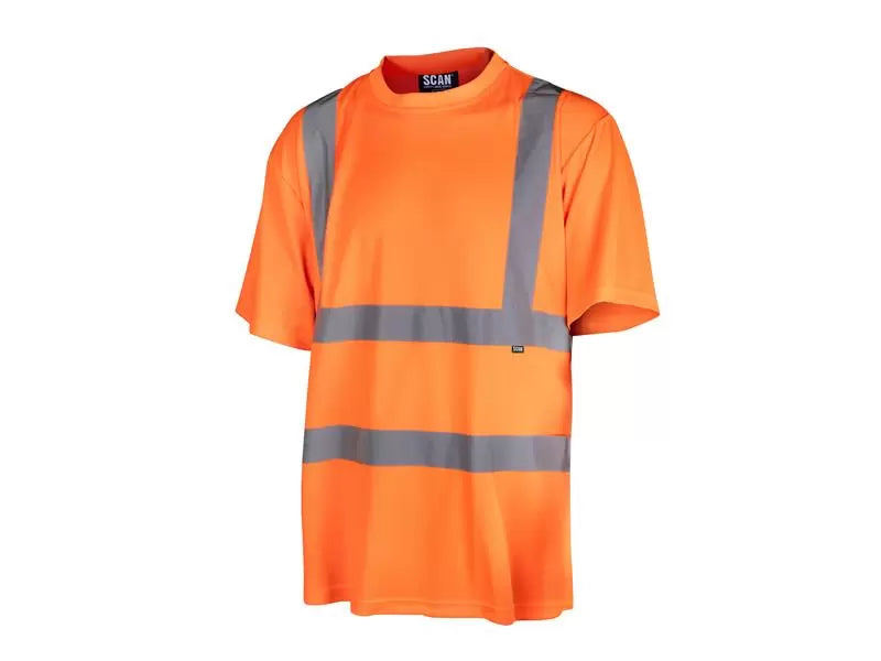 Scan - SCAHVTSXLO - Hi-Vis T-Shirt Orange - XL (46in)