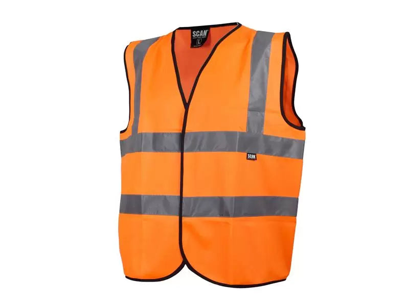 Scan - SCAHVWMO - Hi-Vis Waistcoat Orange - M (41in)