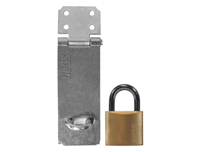 Scan - SCAPHSGP117 - Hasp and Staple 117mm + 40mm Padlock