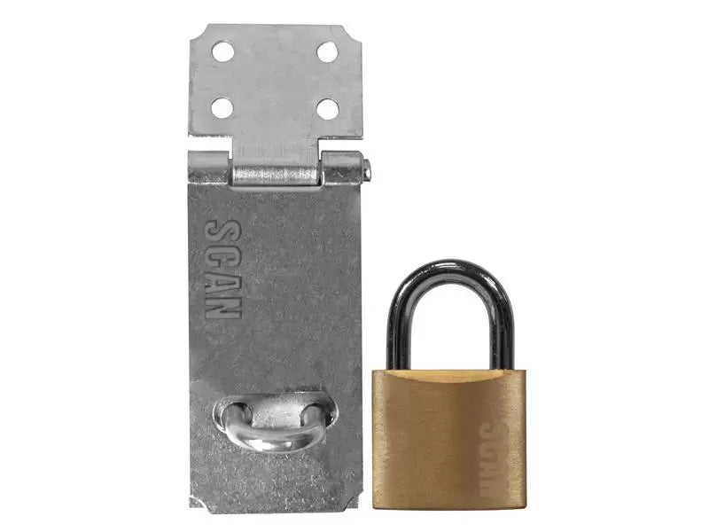Scan - SCAPHSGP89 - Hasp and Staple 89mm + 40mm Padlock