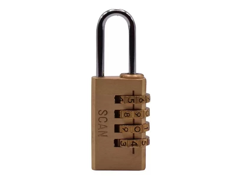 Scan - SCAPLB20COM - Brass Combination Padlock 20mm