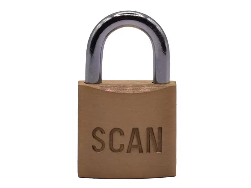 Scan - SCAPLB25 - Brass Padlock 25mm