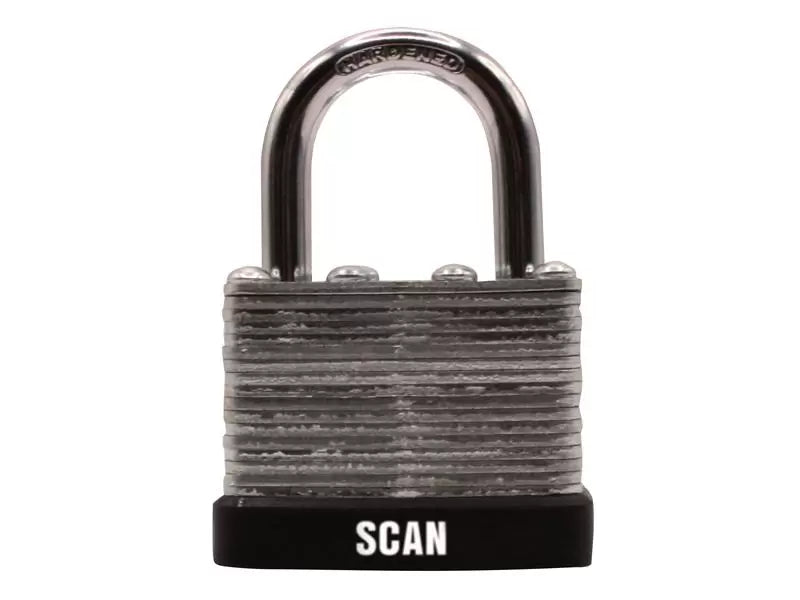 Scan - SCAPLLAM40KA - Laminated Steel Padlock 40mm Keyed Alike Pack of 2