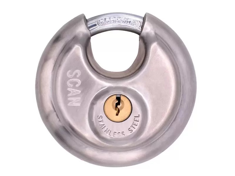 Scan - SCAPLSS70DIS - Stainless Steel Disk Type Padlock 70mm
