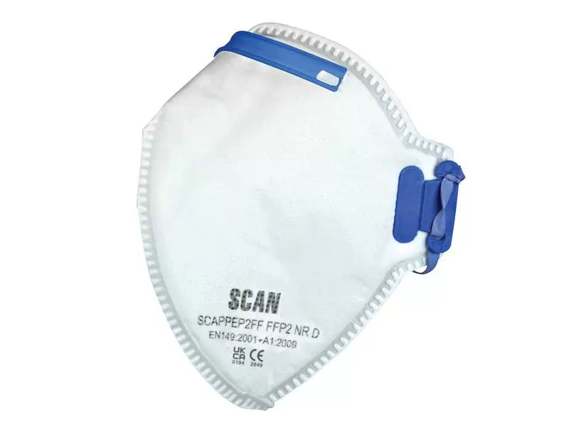 Scan - SCAPPEP2FFB - Fold Flat Disposable Mask FFP2 Protection (Pack 20)