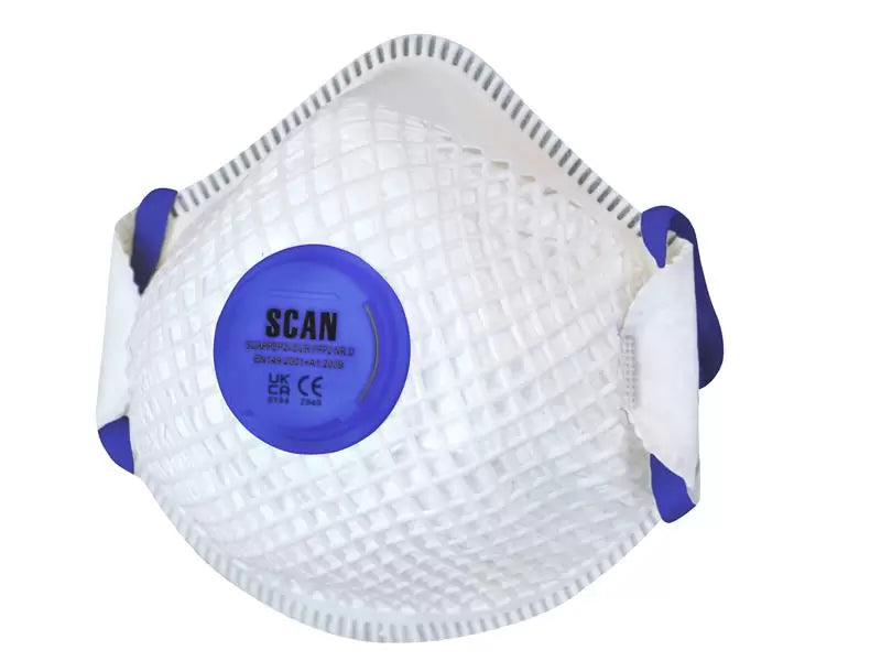 Scan - SCAPPEP2VDUR - Moulded Duranet Disposable Mask FFP2 (Pack of 2)