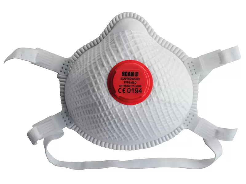 Scan - SCAPPEP3VDUR - Moulded Valved Masks FFP3 with Mesh (Pack 2)