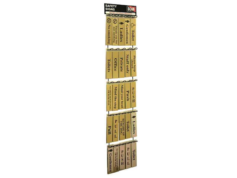Scan - SCASSDIS100M - Signs Display - 100 Signs (Metal)