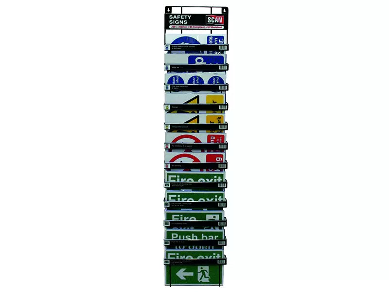 Scan - SCASSDIS60 - Signs Display - 60 Signs (12 Tier Stand)