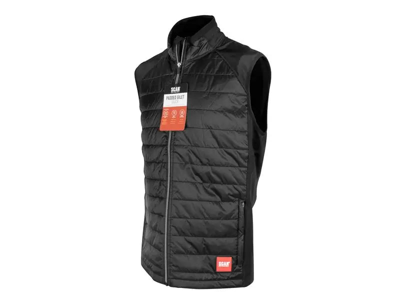 Scan - SCAWWGILETXL - Padded Gilet with Stretch Back - XL