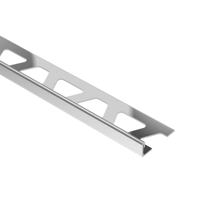 Schluter SCHIENE-E Straight Edge Stainless Steel V2A Tile Trim 2.5m
